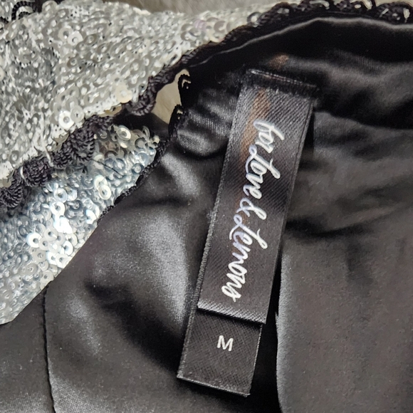 For Love‎ And Lemon Silver Sequin High Waist Panty - Picture 9 of 9